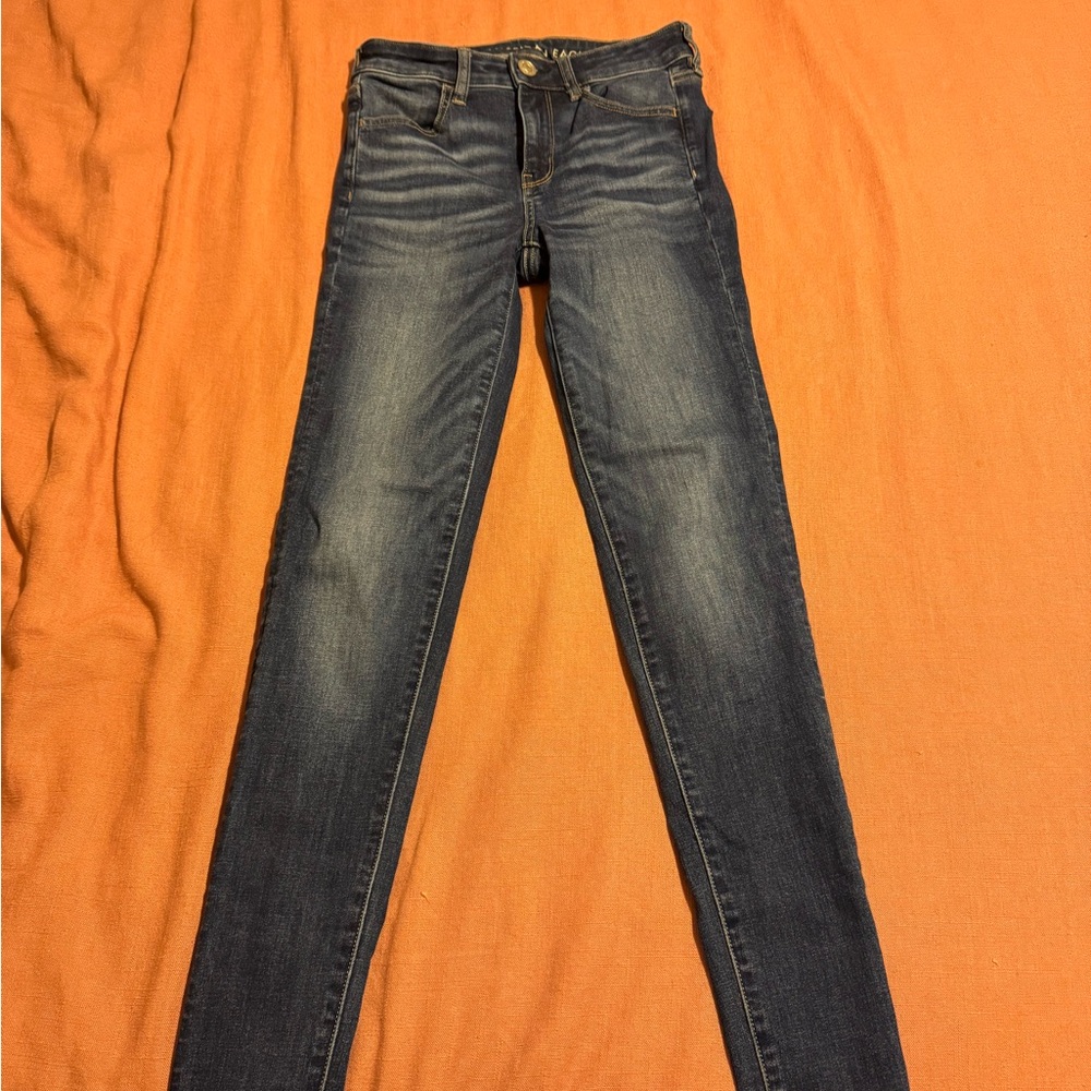 American Eagle Outfitters Dark Indigo Skinny Jeans